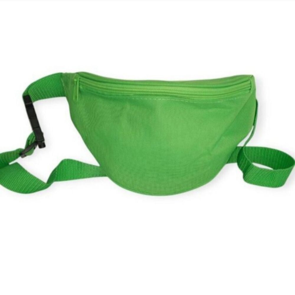AMAZON NEON GREEN FANNY PACK UNISEX EUC.